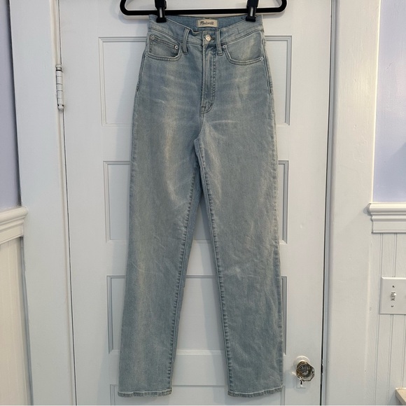 Madewell - The Perfect Vintage Straight Jean in mosedale wash - 25 tall - Picture 3 of 10